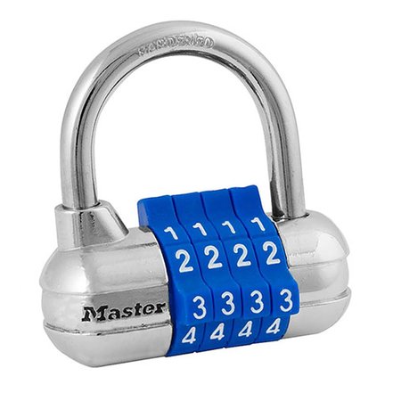 MASTER LOCK 2-1/4 in. W 4-Digit Combination Padlock 1523D
